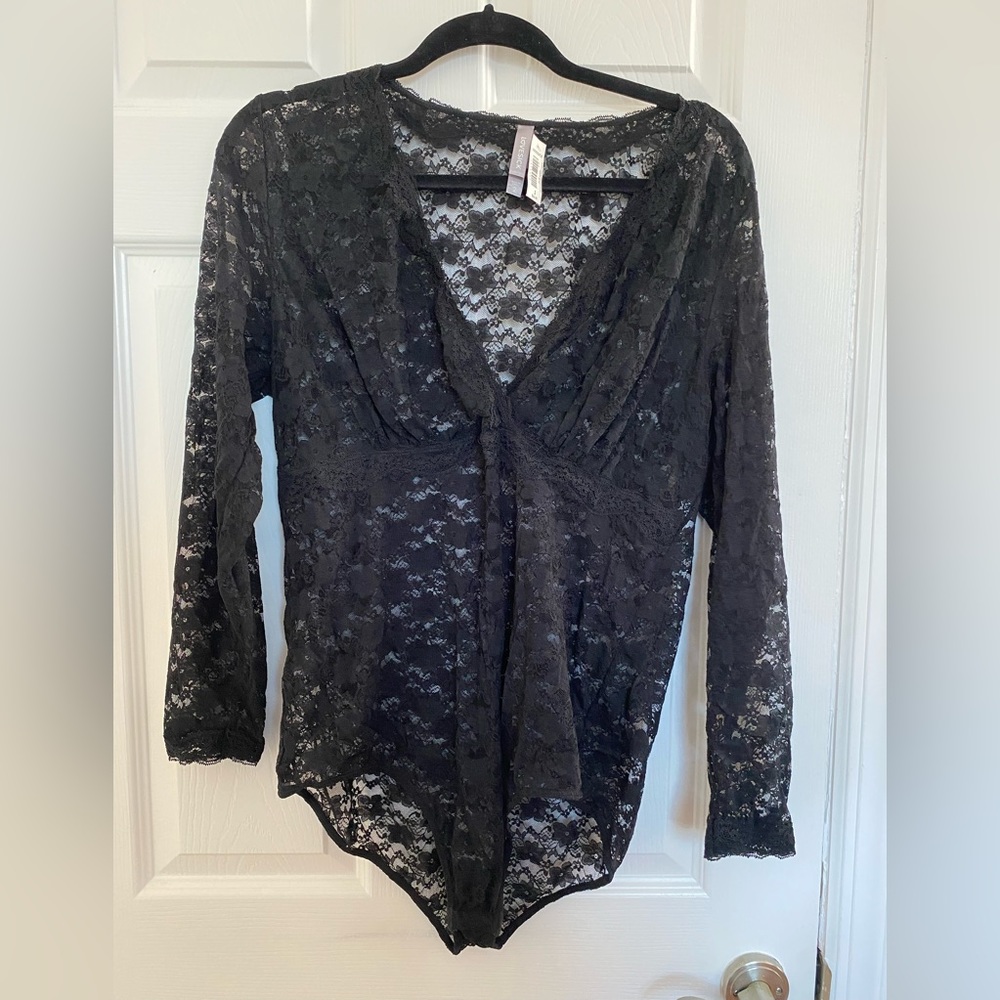 Women’s Size 2 LoveSick Lace Body Suit - Brand New